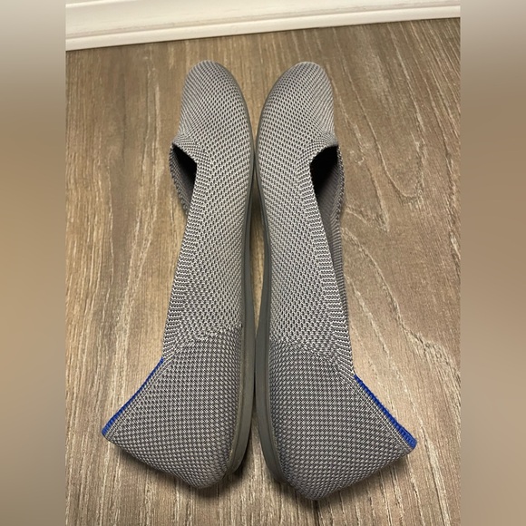 Rothy's The Flat Vintage Gray Textile Slip On Womens Shoes US 9.5 - Picture 5 of 5